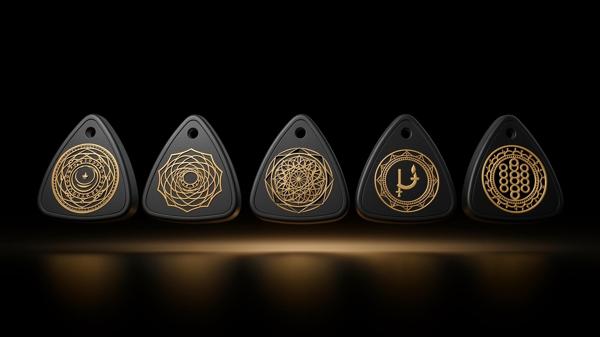 Coleção de talismãs de ativação
